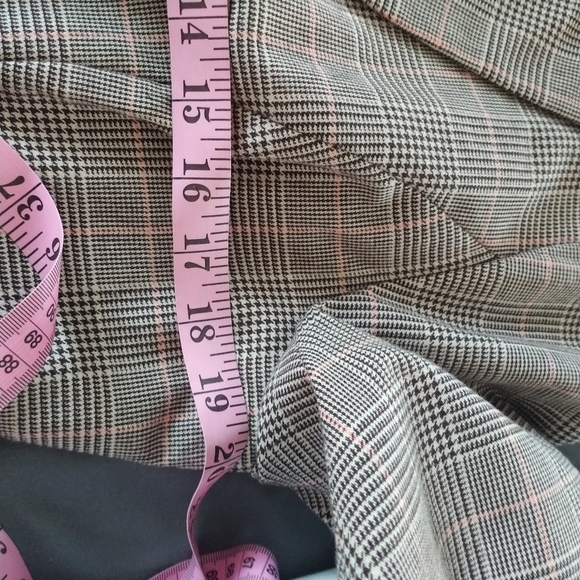 Phoebe Couture Brown Plaid Two Button Blazer Jacket 12 - Picture 12 of 13